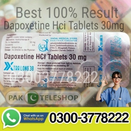 Dapoxetine HCI Tablets 30 mg in Pakistan